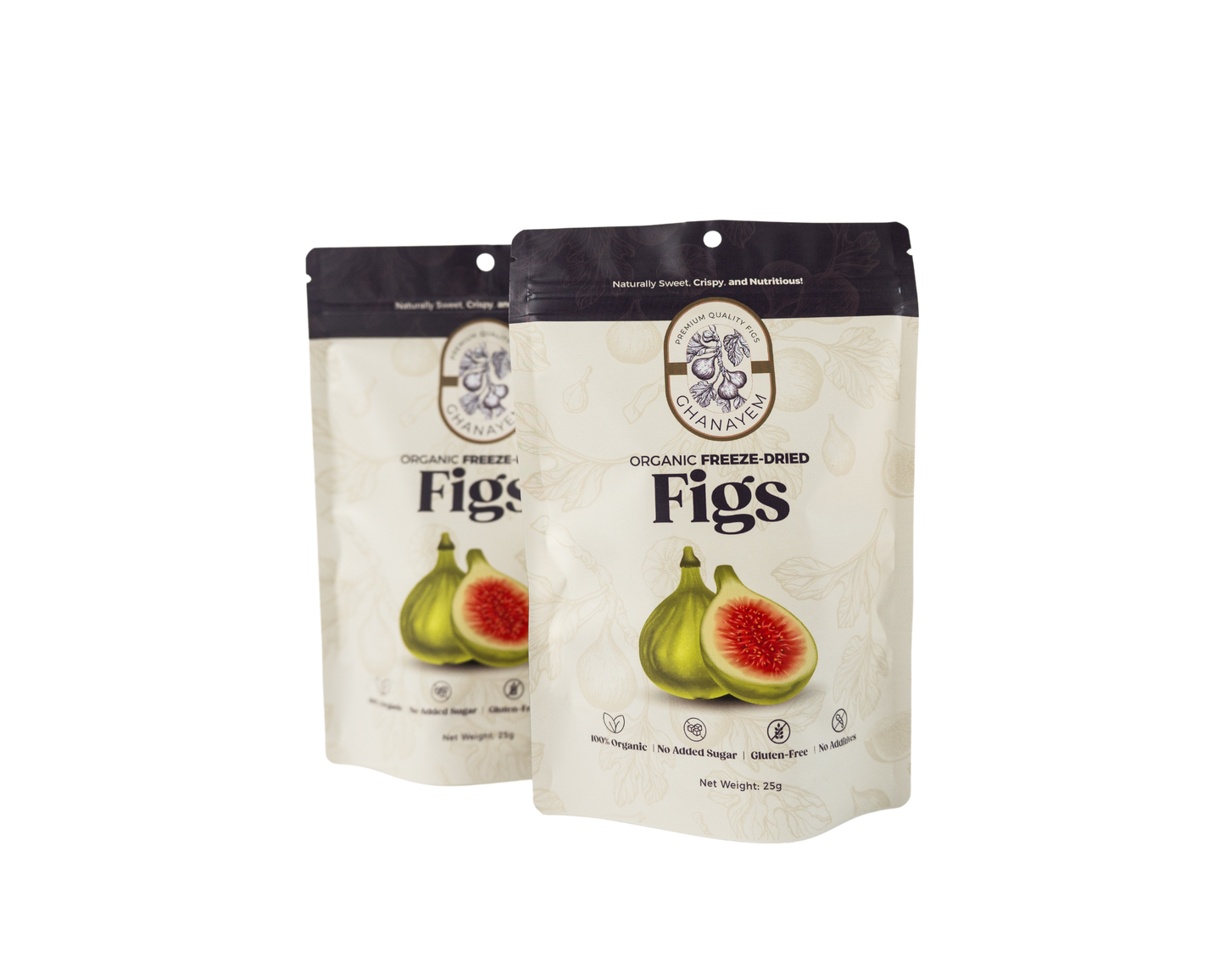 Freeze-Dried Jasm Green Figs (25g)