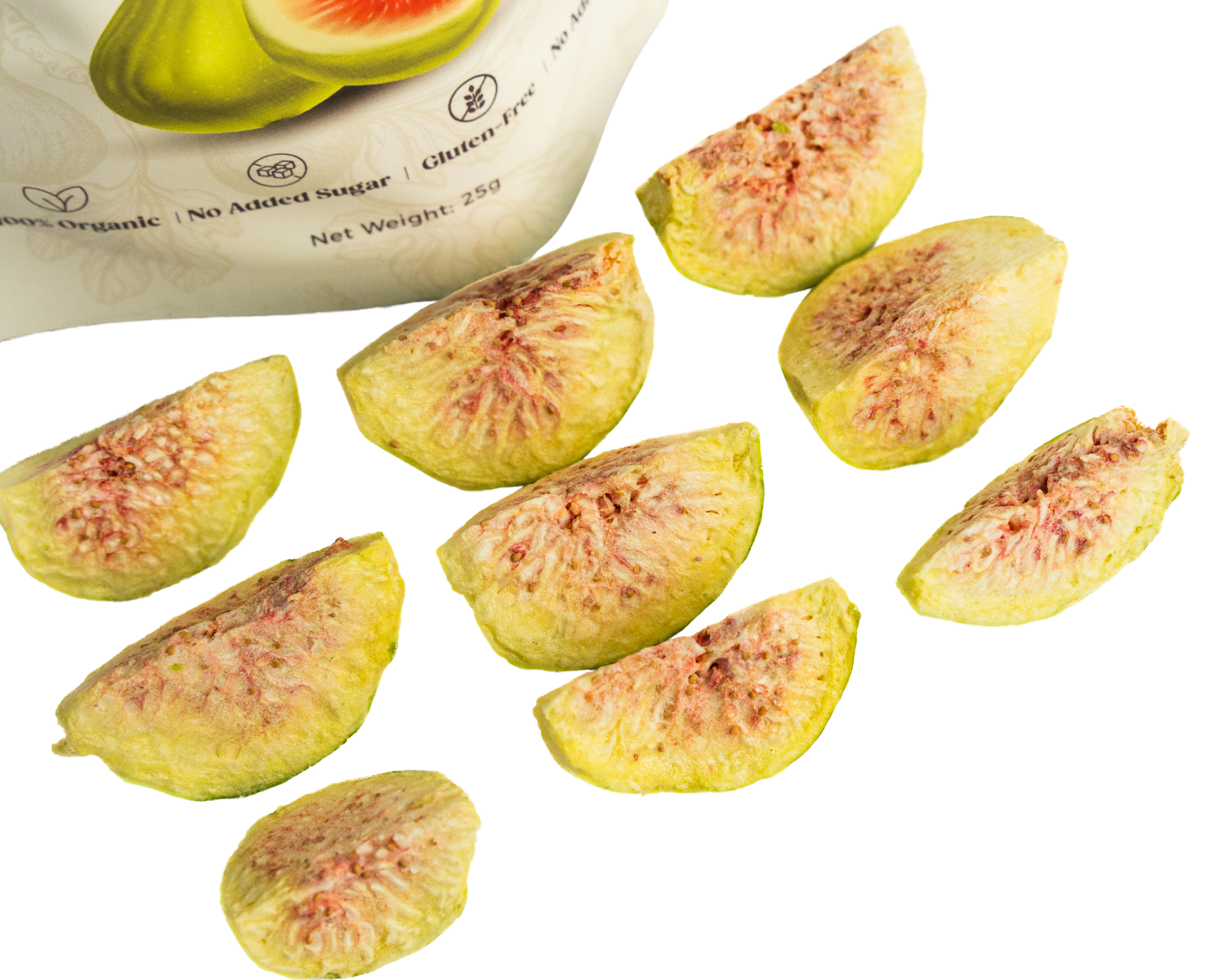 Freeze-Dried Jasm Green Figs (25g)