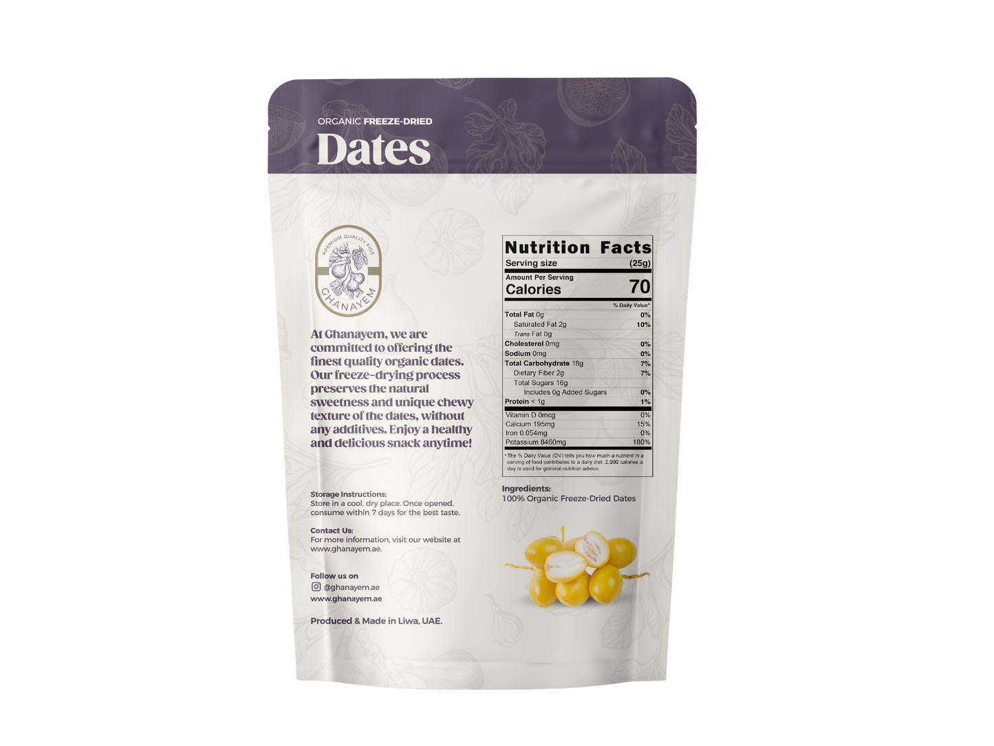 Freeze-Dried Barhi Dates (25g)