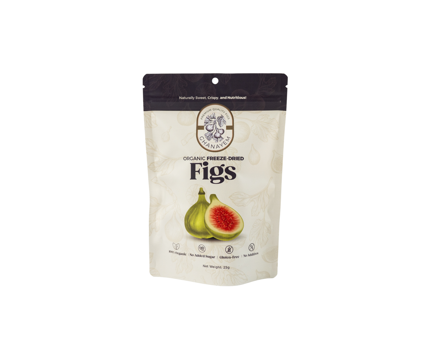 Freeze-Dried Jasm Green Figs (25g)